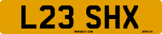 License plate of the United Kingdom, 1983 year system