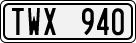 License plate of Sweden, Regular plates