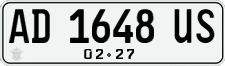 License plate of Indonesia, Regular plates