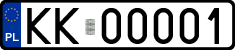 License plates of Poland, Regular car plates
