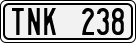 License plate of Sweden, Regular plates