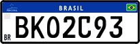 License plate of Brazil, Private owners (Mercosul)