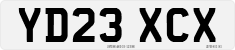 License plate of the United Kingdom, 2001 year system