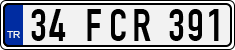 License plate of Turkey, Regular plates