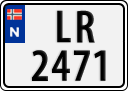 License plate of Norway, Trailers, motorcycles, special vehicles