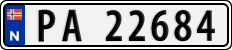 License plate of Norway, Cars