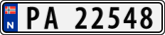 License plate of Norway, Cars