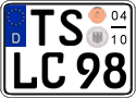 German license plate, Seasonal plates