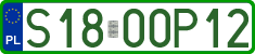 License plates of Poland, Professional plates