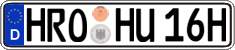 German license plate, Plates for oldtimers (type 