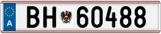 License plate of Austria, Official services and consulates