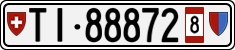 License plate of Switzerland, Provisional