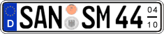 German license plate, Seasonal plates