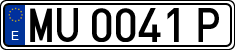 License plates of Spain, 1971 year series