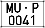 License plates of Spain, 1971 year series