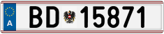 License plate of Austria, Official services and consulates