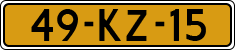 License plate of the Netherlands, Military