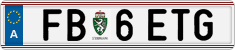 License plate of Austria, Regular plates