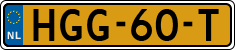 License plate of the Netherlands, Cars
