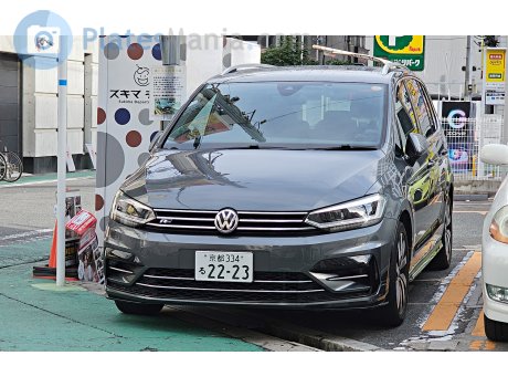 京都 334 る 2223, Volkswagen Golf Touran