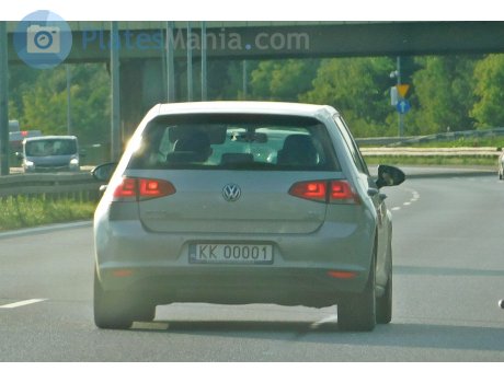KK 00001, Volkswagen Golf