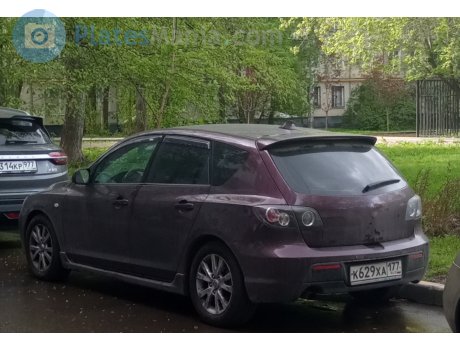 к629ха177, Mazda Axela