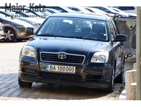 BA 100000, Toyota Avensis