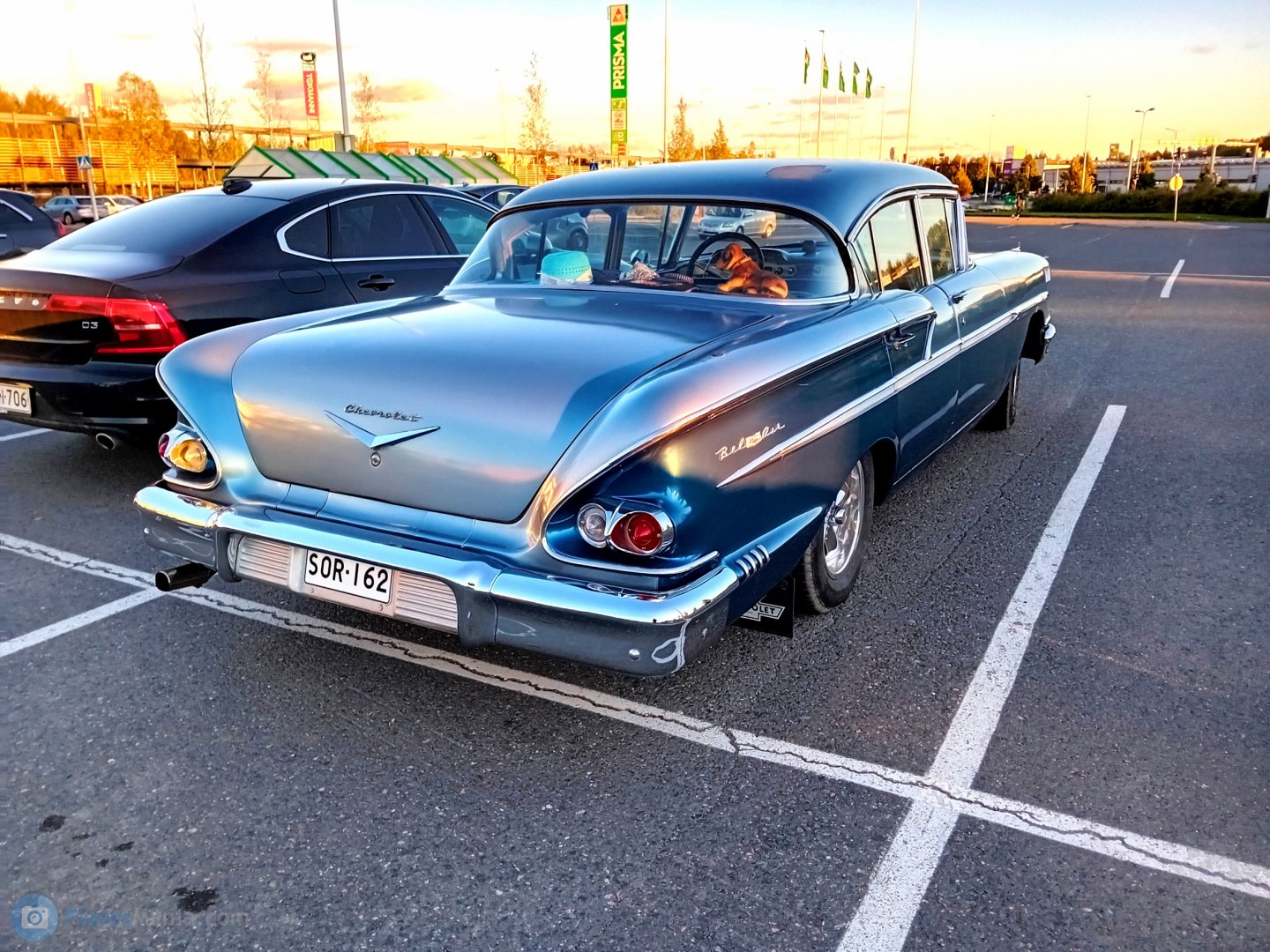 SOR-162, Chevrolet Bel Air 3rd gen 1958 4-door Sedan (1749/1849; B-body), 1957–1958