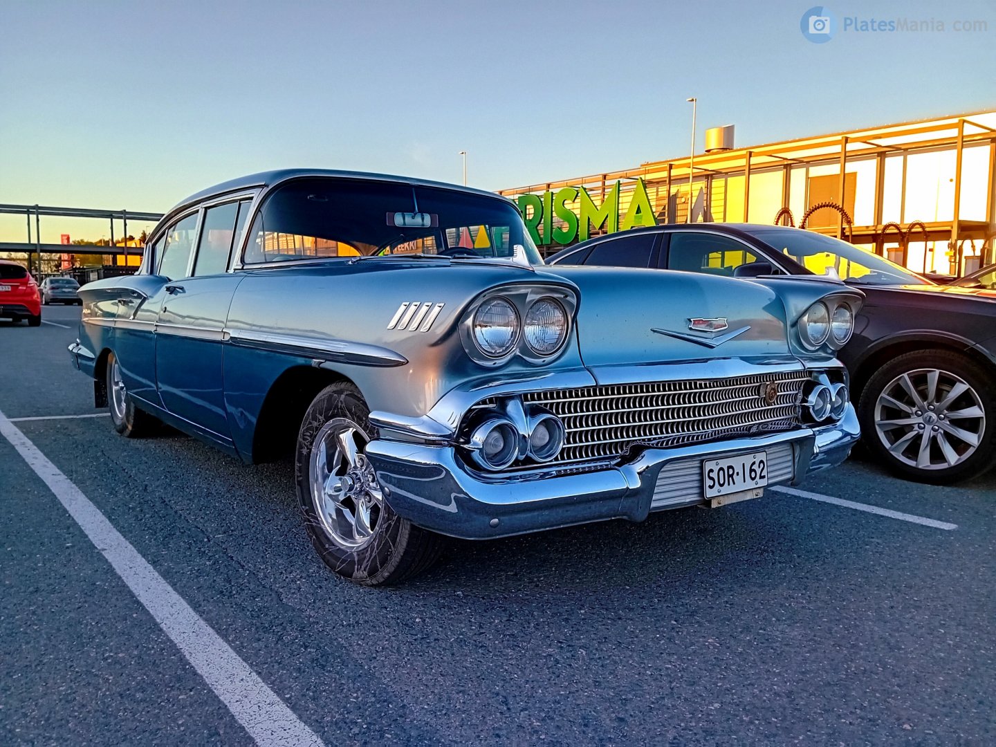 SOR-162, Chevrolet Bel Air 3rd gen 1958 4-door Sedan (1749/1849; B-body), 1957–1958