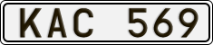 License plate of Sweden, Regular plates