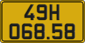 License plate of Vietnam, Commercial vehicles