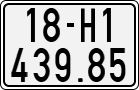 License plate of Vietnam, Motorcycles