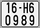 License plate of Vietnam, Motorcycles