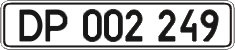 License plate Ukraine, Diplomatic