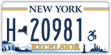 New York, Vehicles for disabled persons (H-12345)