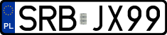 License plates of Poland, Regular car plates