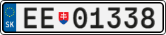 License plate of Slovakia, Diplomatic