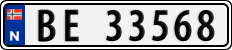 License plate of Norway, Cars