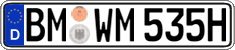 German license plate, Plates for oldtimers (type 