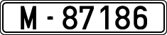 License plates of Spain, 1900 year series