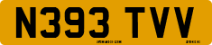License plate of the United Kingdom, 1983 year system