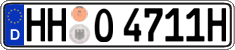 German license plate, Plates for oldtimers (type 