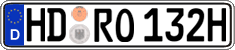 German license plate, Plates for oldtimers (type 