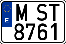License plates of Spain, 1971 year series