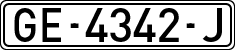 License plates of Spain, 1971 year series