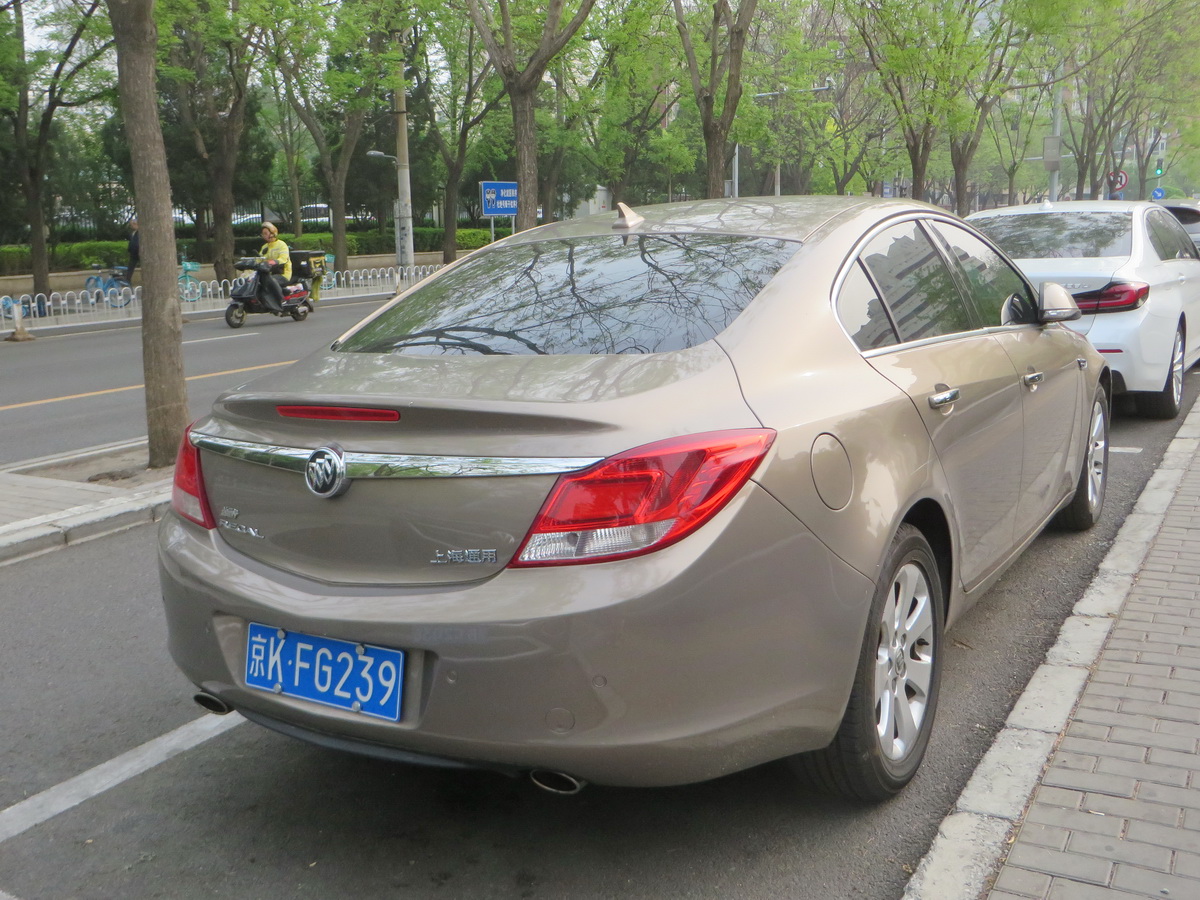 京K·FG239, Buick Regal 5th gen (GMX350), 2008–2013