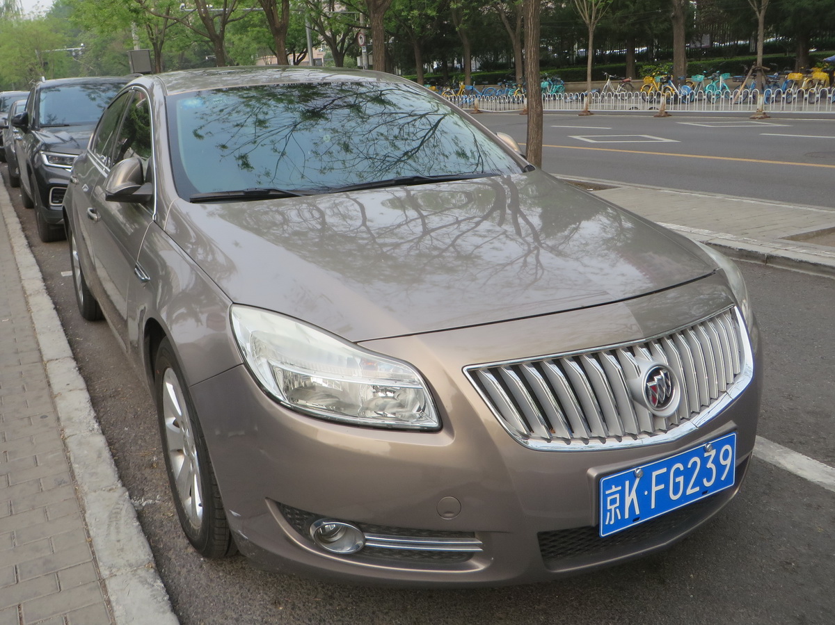 京K·FG239, Buick Regal 5th gen (GMX350), 2008–2013