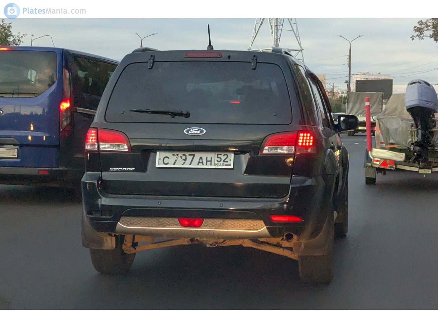 с 797 ан 52, Ford Escape 1st gen (U204; ZD; Pacific- and CIS-market), 2nd facelift, 2008–2012