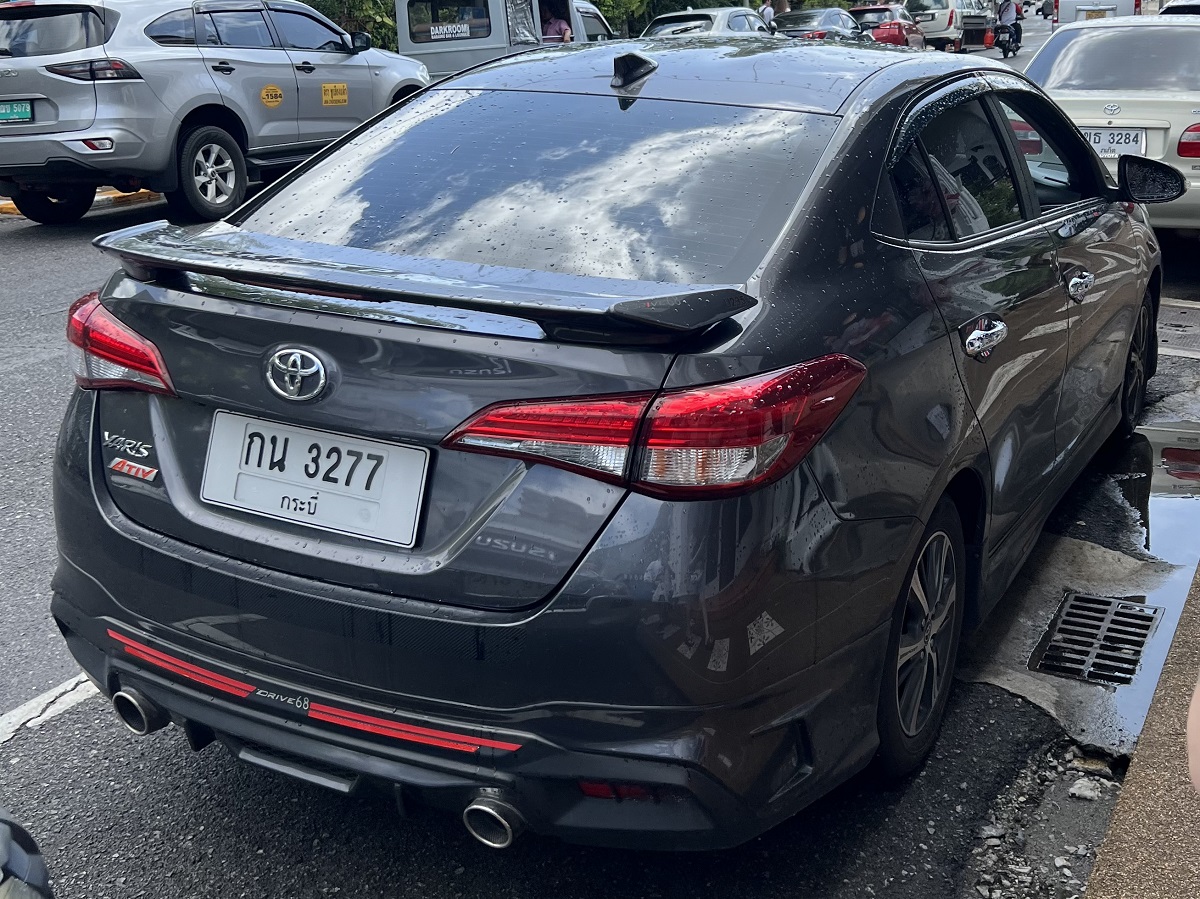 กน 3277, Toyota Yaris 3rd gen (Ativ) Sedan (XP150), 1st facelift, 2017–2020