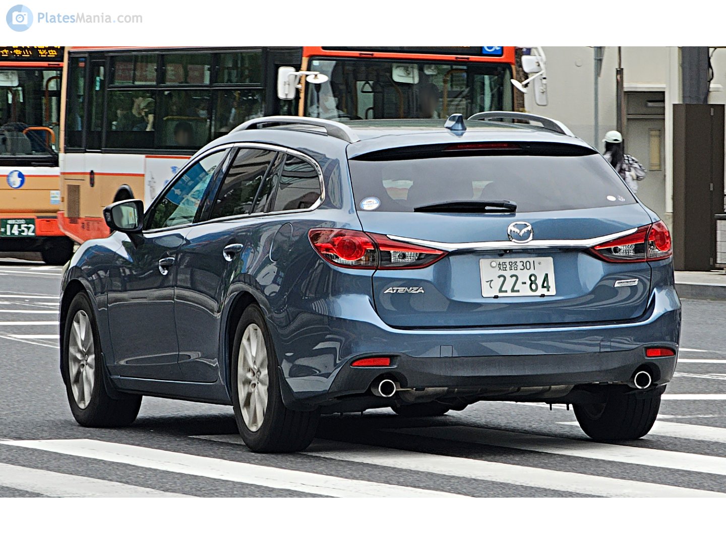 姫路 301 て 2284, Mazda Atenza 3rd gen Tourer Wagon (GJ), 2012–2018